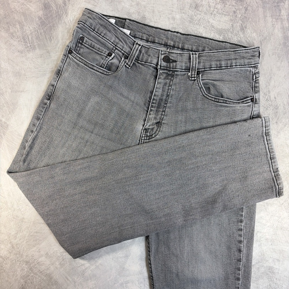 Levis 511 Slim Fit Jeans Mens 32x32 Grey Denim Stretch Casual Pants